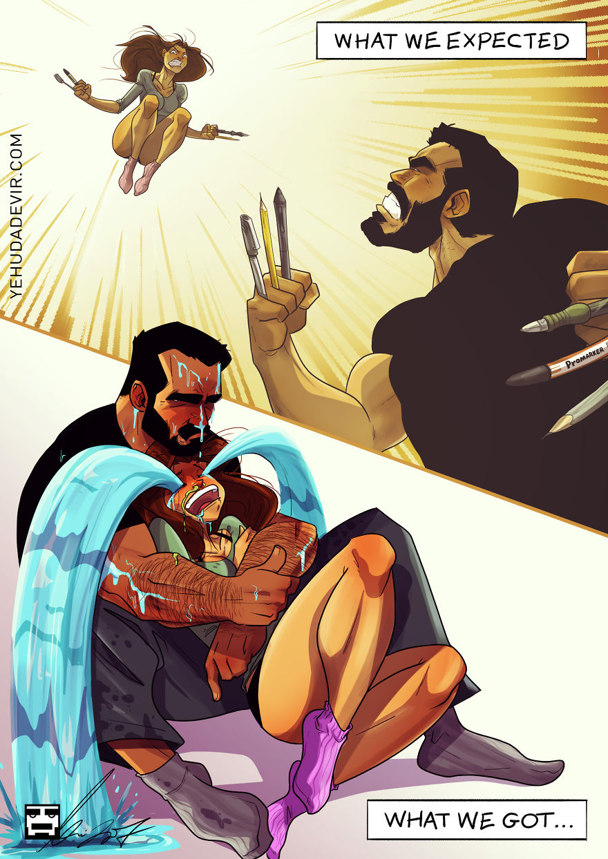 Illustration de l'article : An artist illustrates his daily life with his wife in a hilarious comic strip