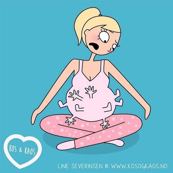 Illustration de l'article : 23 illustrations that show the daily lives of pregnant women! Which ones are the funniest?