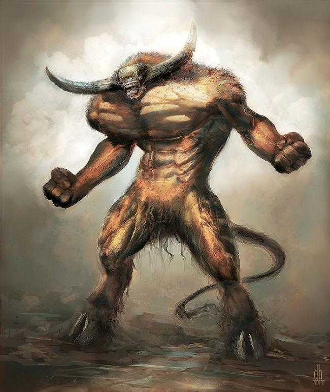 Illustration de l'article : The 12 signs of the zodiac illustrated as terrifying monsters by an American artist!