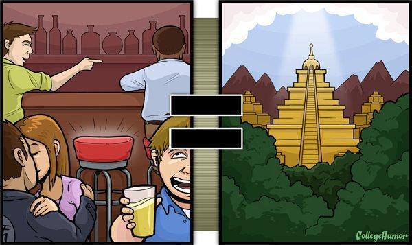Illustration de l'article : 17 illustrations that show us how our view of things changes with alcohol! Which ones are the most realistic?
