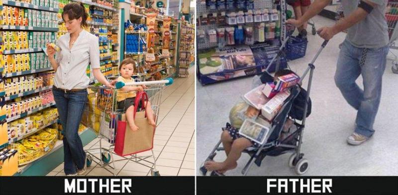 Illustration de l'article : 10 differences between mothers and fathers displayed in pictures! Which ones are the most hilarious?