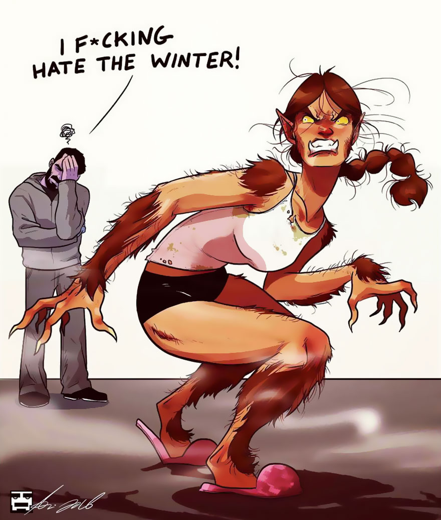 Illustration de l'article : An artist illustrates his daily life with his wife in a hilarious comic strip