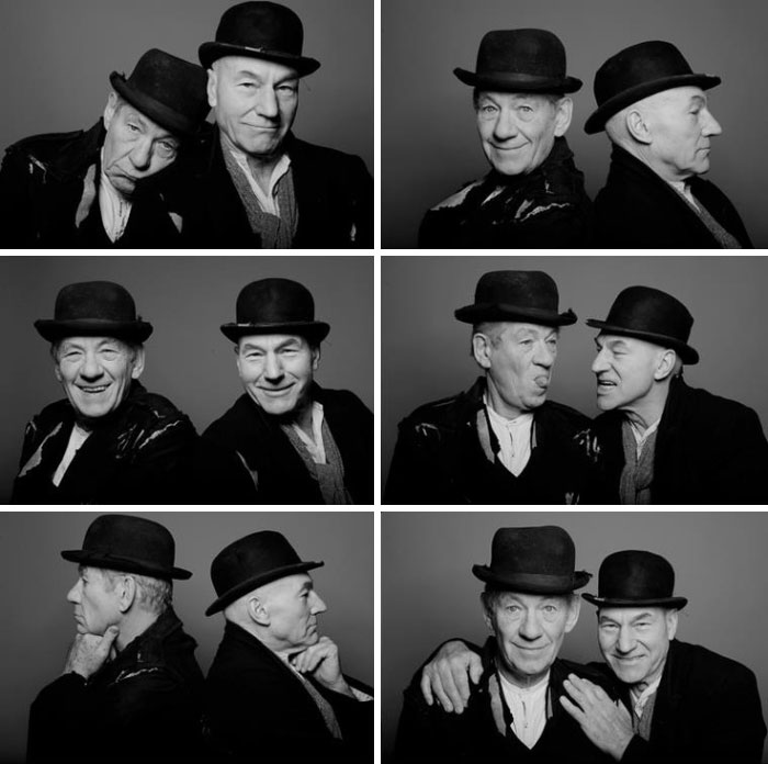 Illustration de l'article : 20 awesome photos that sum up the close friendship between Patrick Stewart and Ian McKellen