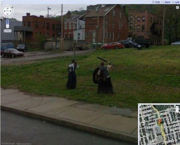 Illustration de l'article : 21 of the most unusual photos that can be found on Google Street View!