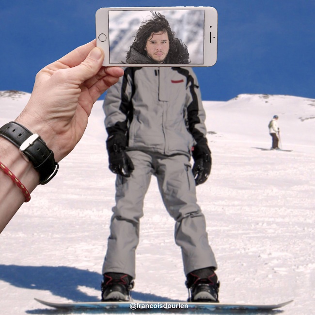 Illustration de l'article : Meet the man who uses his iPhone to recreate iconic movie and TV scenes in real-life situations