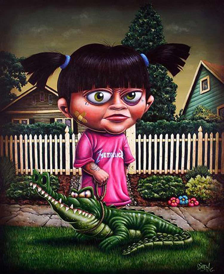Illustration de l'article : 18 crazy versions of cartoon characters