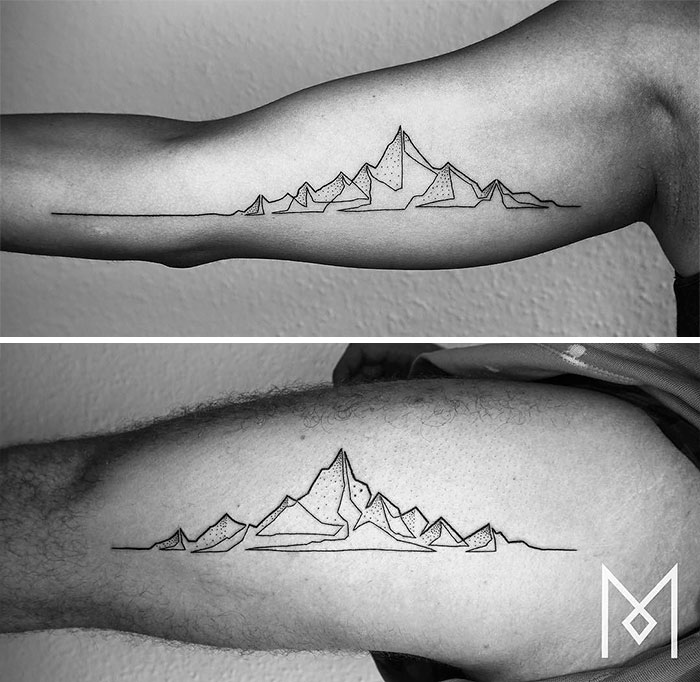 Illustration de l'article : 20 beautiful tattoos created using a single continuous line