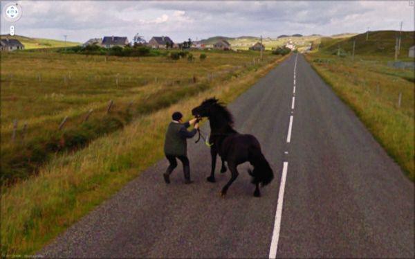 Illustration de l'article : 21 of the most unusual photos that can be found on Google Street View!
