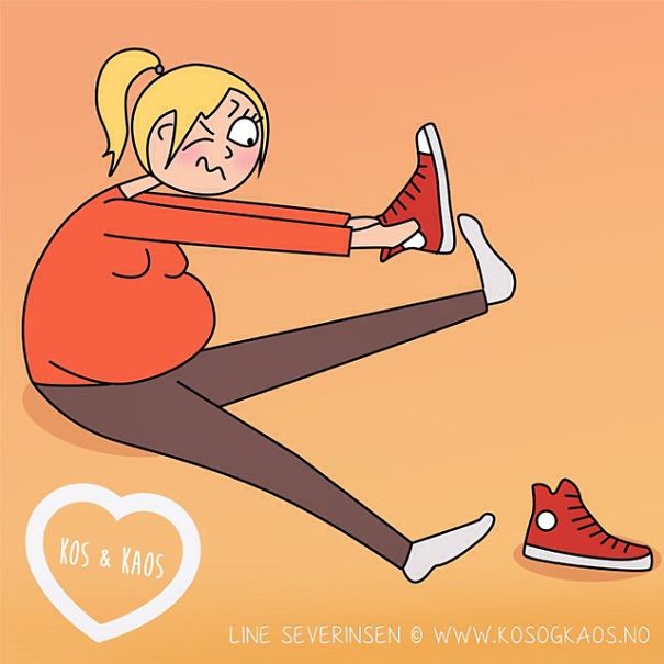 Illustration de l'article : 23 illustrations that show the daily lives of pregnant women! Which ones are the funniest?