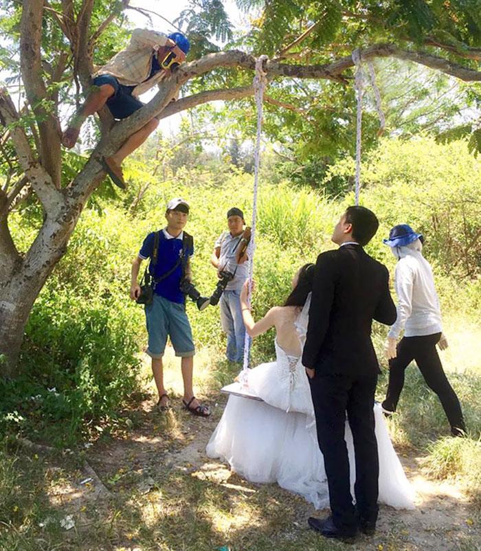 Illustration de l'article : 30 completely crazy wedding photographers! Which ones are the funniest?