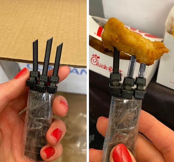 Illustration de l'article : 18 people who found dubious solutions to their problem