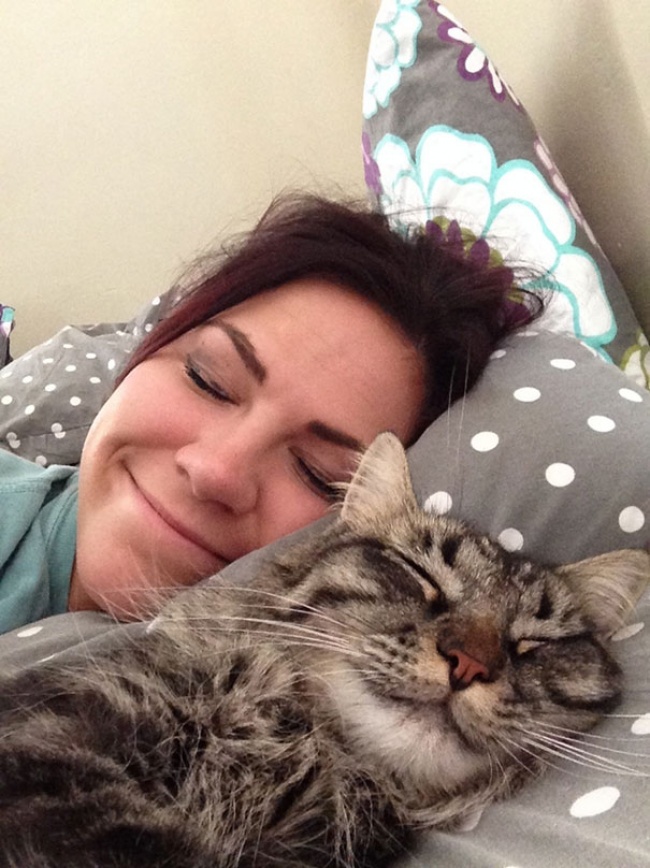 Illustration de l'article : 25 cute pets snapped mimicking their owners