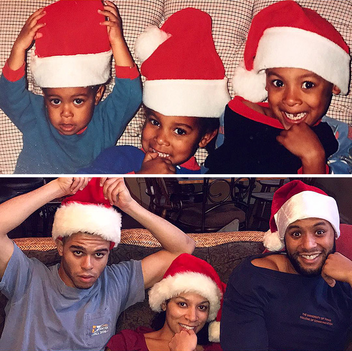 Illustration de l'article : 30 brothers and sisters who reproduced their childhood photos