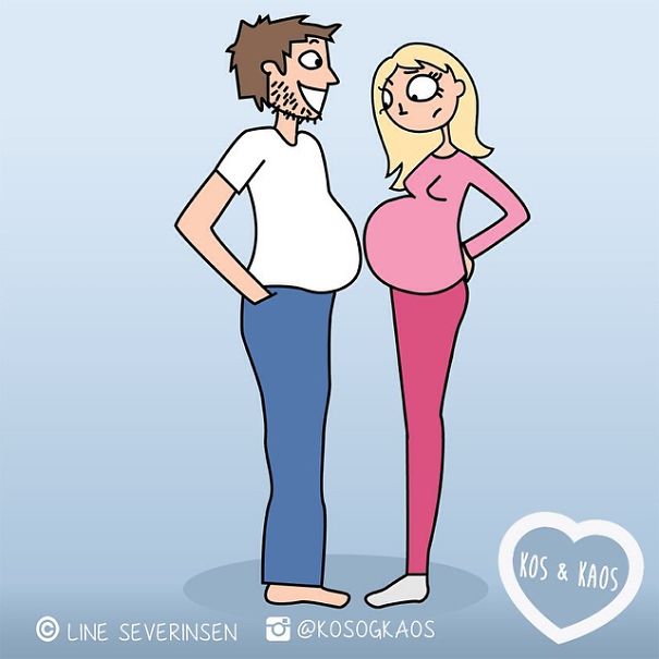 Illustration de l'article : 23 illustrations that show the daily lives of pregnant women! Which ones are the funniest?