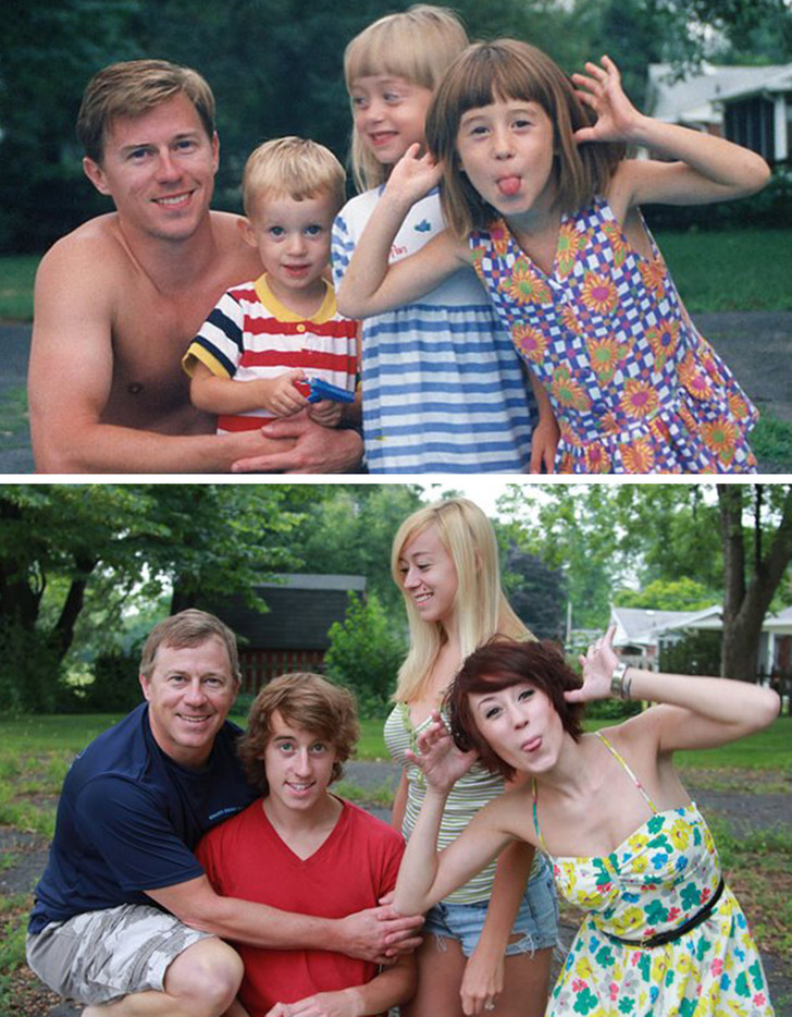 Illustration de l'article : 16 people who shared a then vs now photo