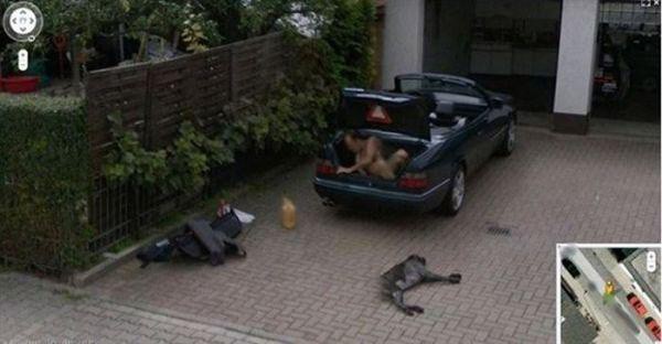 Illustration de l'article : 21 of the most unusual photos that can be found on Google Street View!