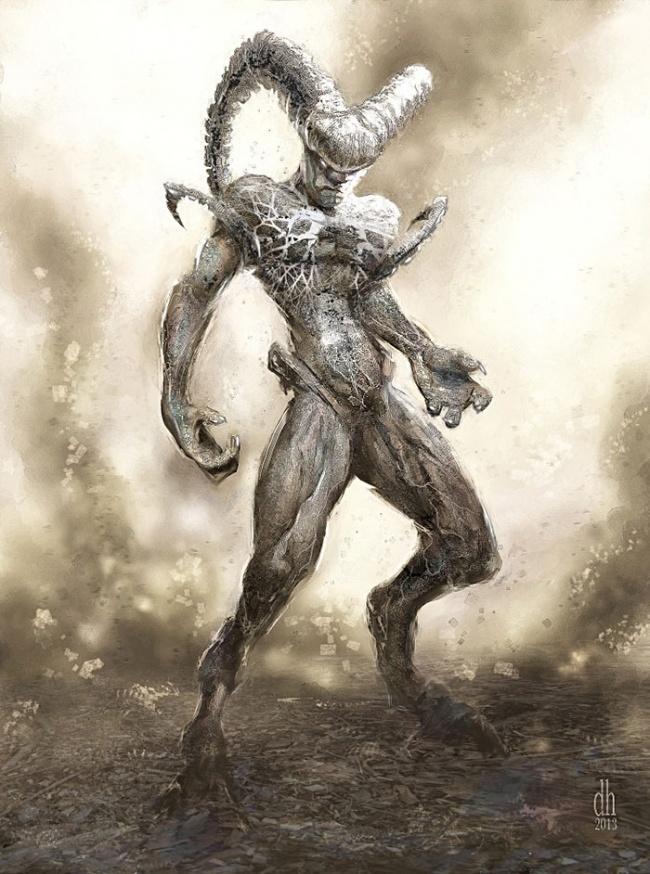 Illustration de l'article : The 12 signs of the zodiac illustrated as terrifying monsters by an American artist!