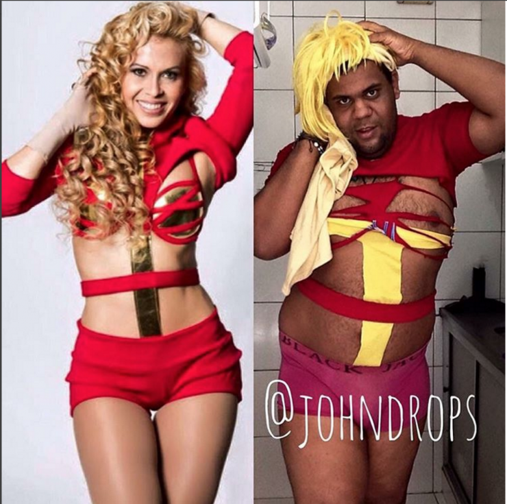 Illustration de l'article : 12 photos of a guy imitating how celebrities look on Instagram! Which ones are the most hilarious?