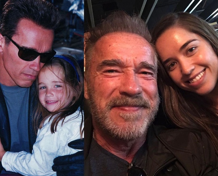 Illustration de l'article : 15 photos of Arnold Schwarzenegger being an awesome dad