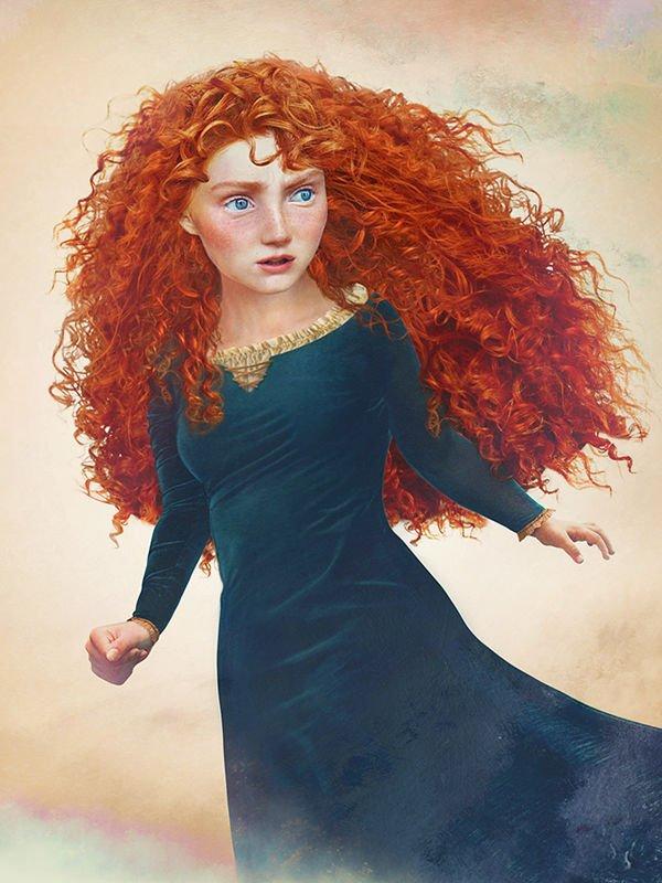 Illustration de l'article : 15 Disney princesses imagined as if they were real people