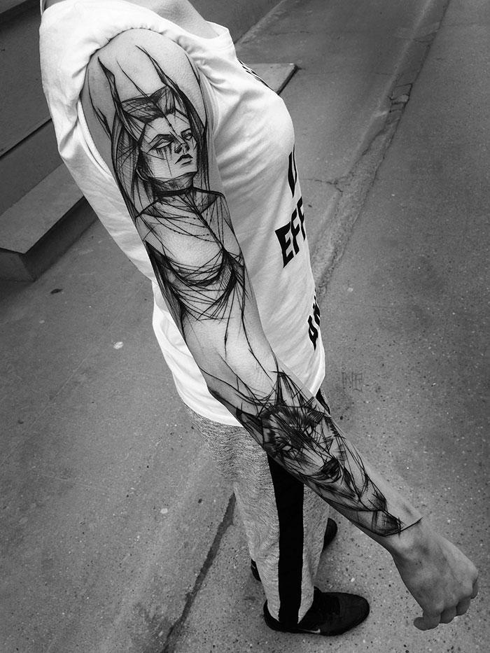 Illustration de l'article : 21 tattoo ideas made to appear imperfect but that are actually quite beautiful!