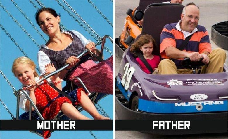 Illustration de l'article : 10 differences between mothers and fathers displayed in pictures! Which ones are the most hilarious?
