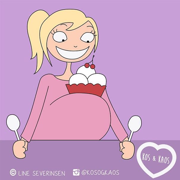 Illustration de l'article : 23 illustrations that show the daily lives of pregnant women! Which ones are the funniest?