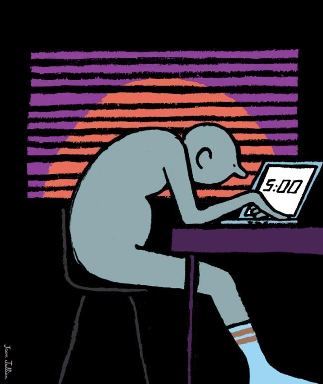 Illustration de l'article : 20 satirical illustrations that show today's society for what it is! Which ones are the most realistic?