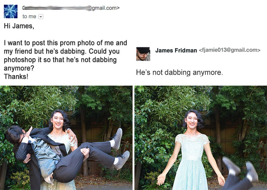 Illustration de l'article : 14 funny photos of people who fell for a Photoshop prankster