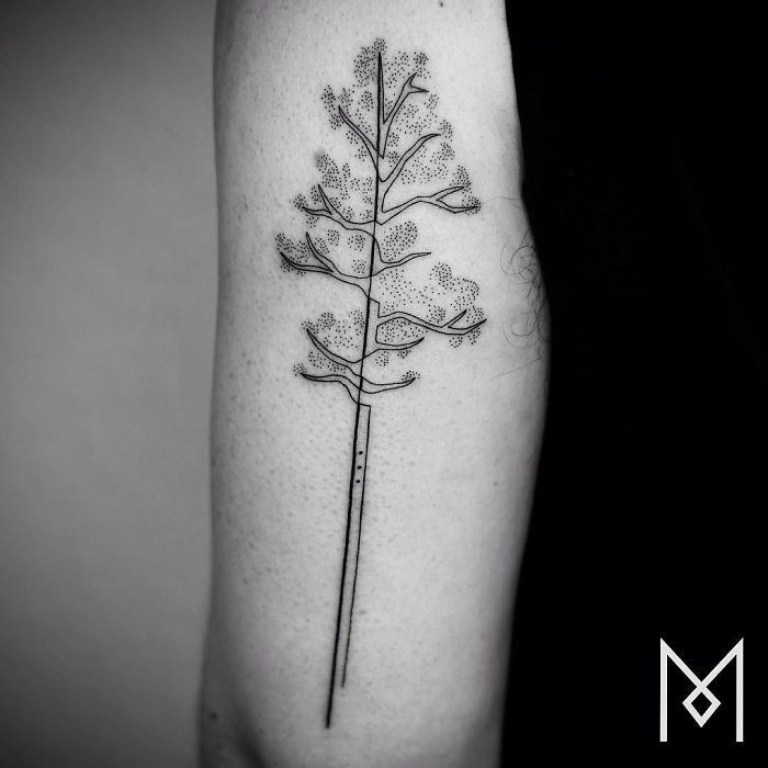 Illustration de l'article : 20 beautiful tattoos created using a single continuous line