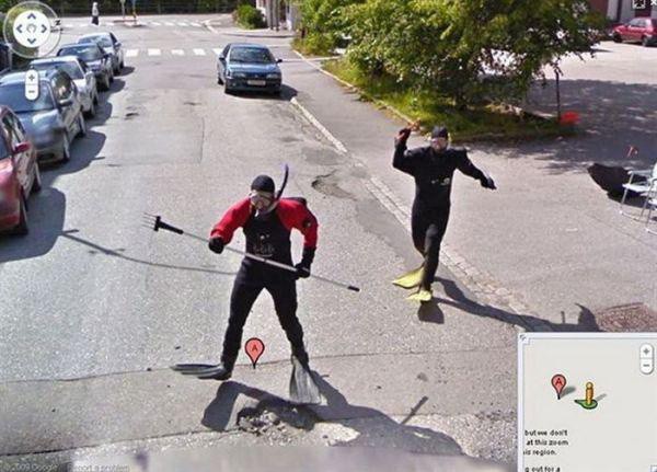 Illustration de l'article : 21 of the most unusual photos that can be found on Google Street View!