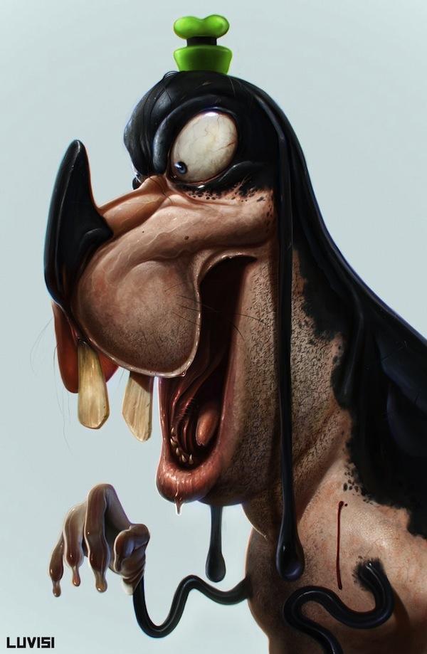 Illustration de l'article : 11 cartoon heroes made into monsters! Which ones are the most horrible?