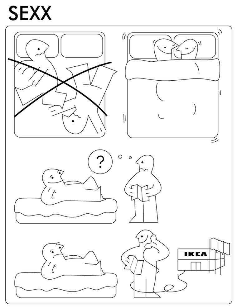 Illustration de l'article : 8 everyday life situations as seen by Ikea!