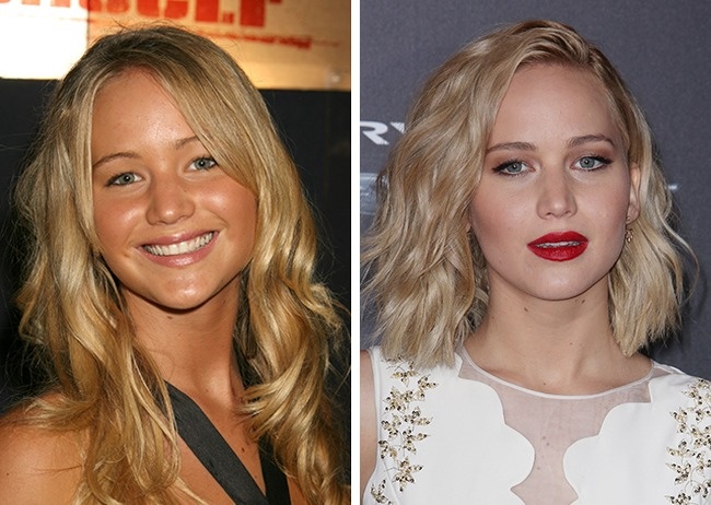 Illustration de l'article : 15 celebrities restyled by Hollywood: before and after photos
