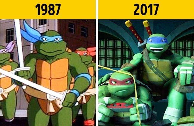 Illustration de l'article : These cartoon characters have really changed over time!