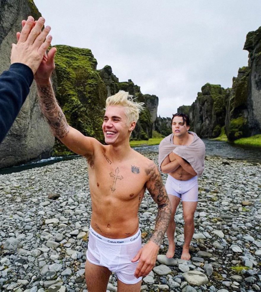 Illustration de l'article : Meet a hilarious guy who loves to Photoshop himself into celebrity shots