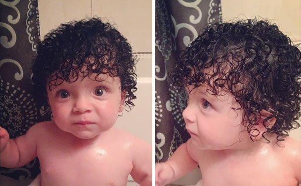 Illustration de l'article : 14 babies born with a lot of hair!