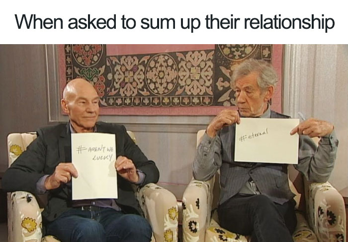 Illustration de l'article : 20 awesome photos that sum up the close friendship between Patrick Stewart and Ian McKellen