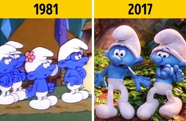 Illustration de l'article : These cartoon characters have really changed over time!