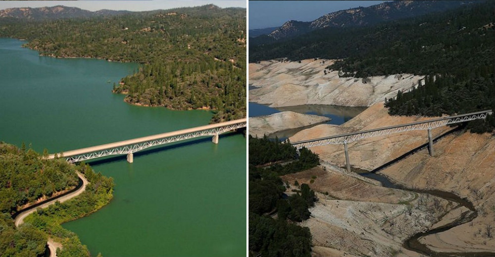 Illustration de l'article : The Earth before and today: NASA unveils some unprecedented pictures of the dramatic changes in our planet