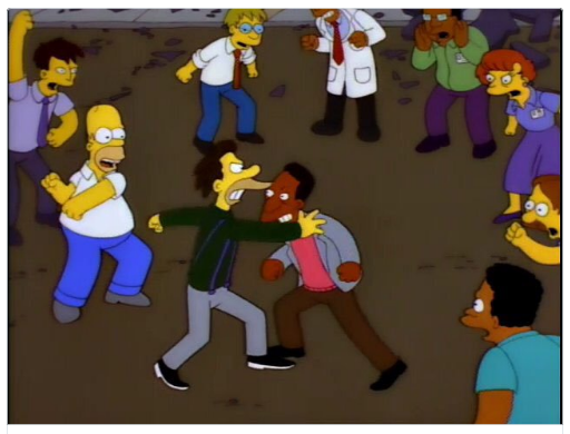 Illustration de l'article : These scenes from “The Simpsons” look a lot like scenes from movies! Which are the most disturbing?