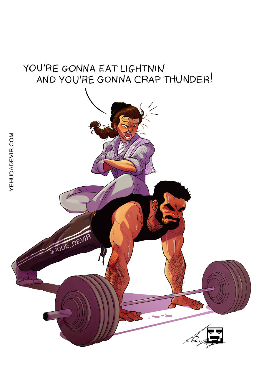 Illustration de l'article : An artist illustrates his daily life with his wife in a hilarious comic strip