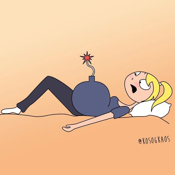 Illustration de l'article : 23 illustrations that show the daily lives of pregnant women! Which ones are the funniest?