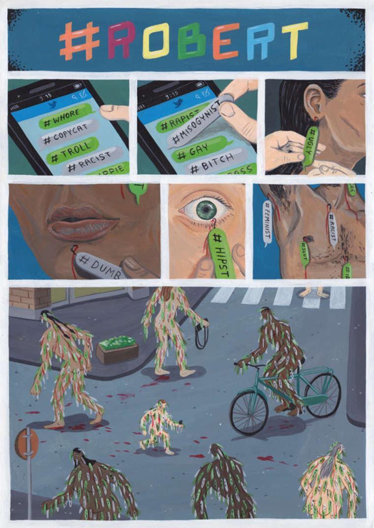Illustration de l'article : 13 illustrations that say a lot about our addiction to social networks! Which ones are the most realistic?